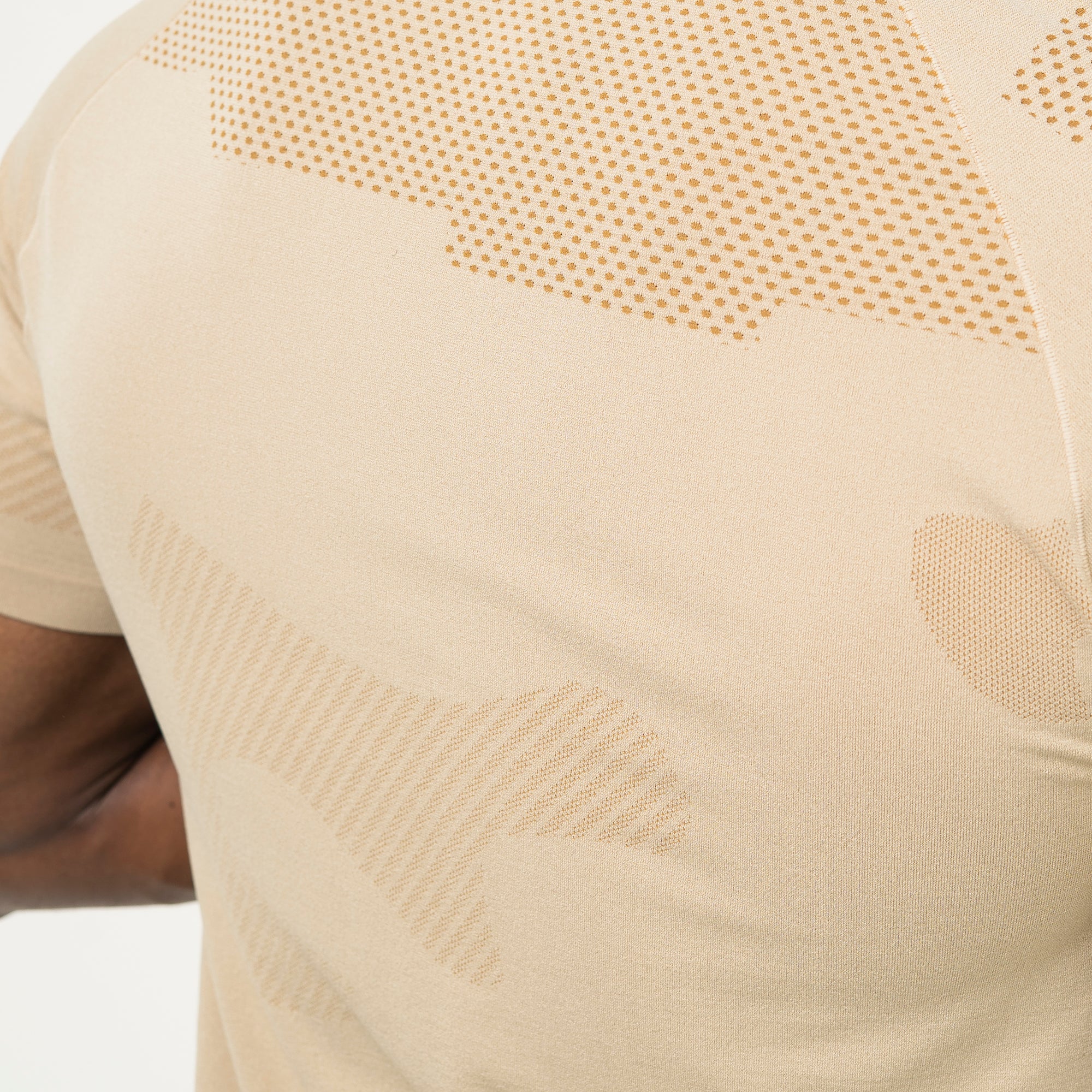 Camiseta Apex Dry Middle Lupus Caqui - Sem Costura