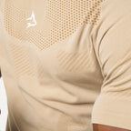 Camiseta Apex Dry Middle Lupus Caqui - Sem Costura