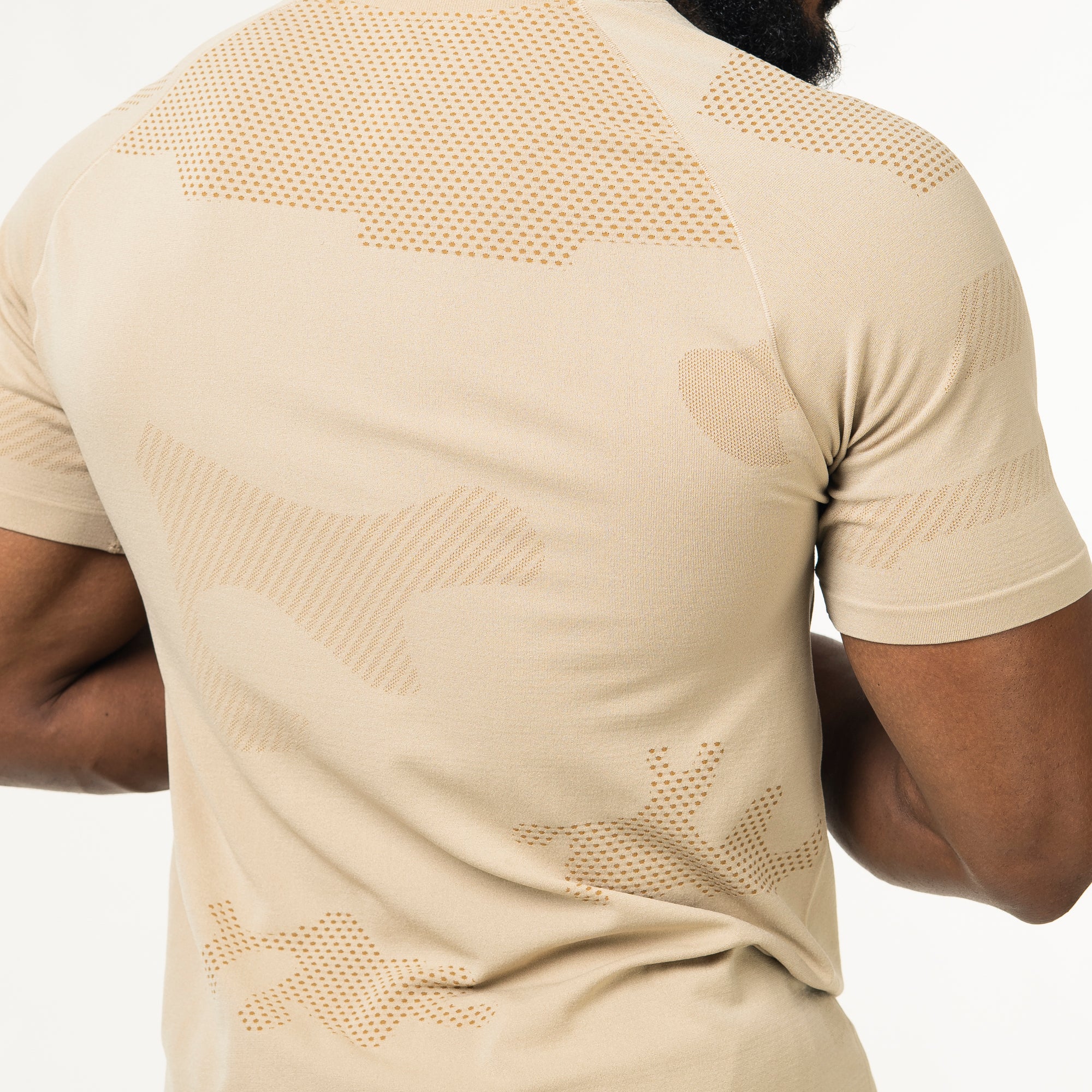 Camiseta Apex Dry Middle Lupus Caqui - Sem Costura