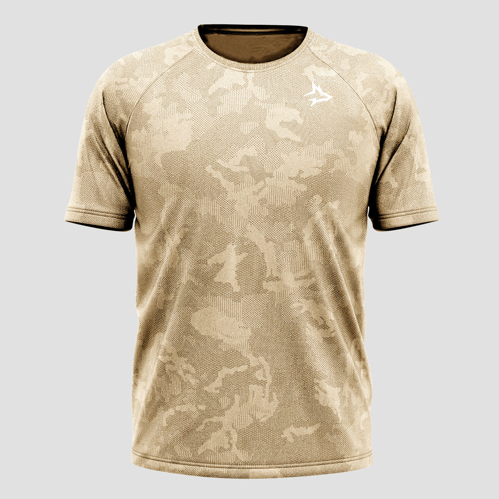 Camiseta Apex Dry New Lupus Caqui - Sem Costura