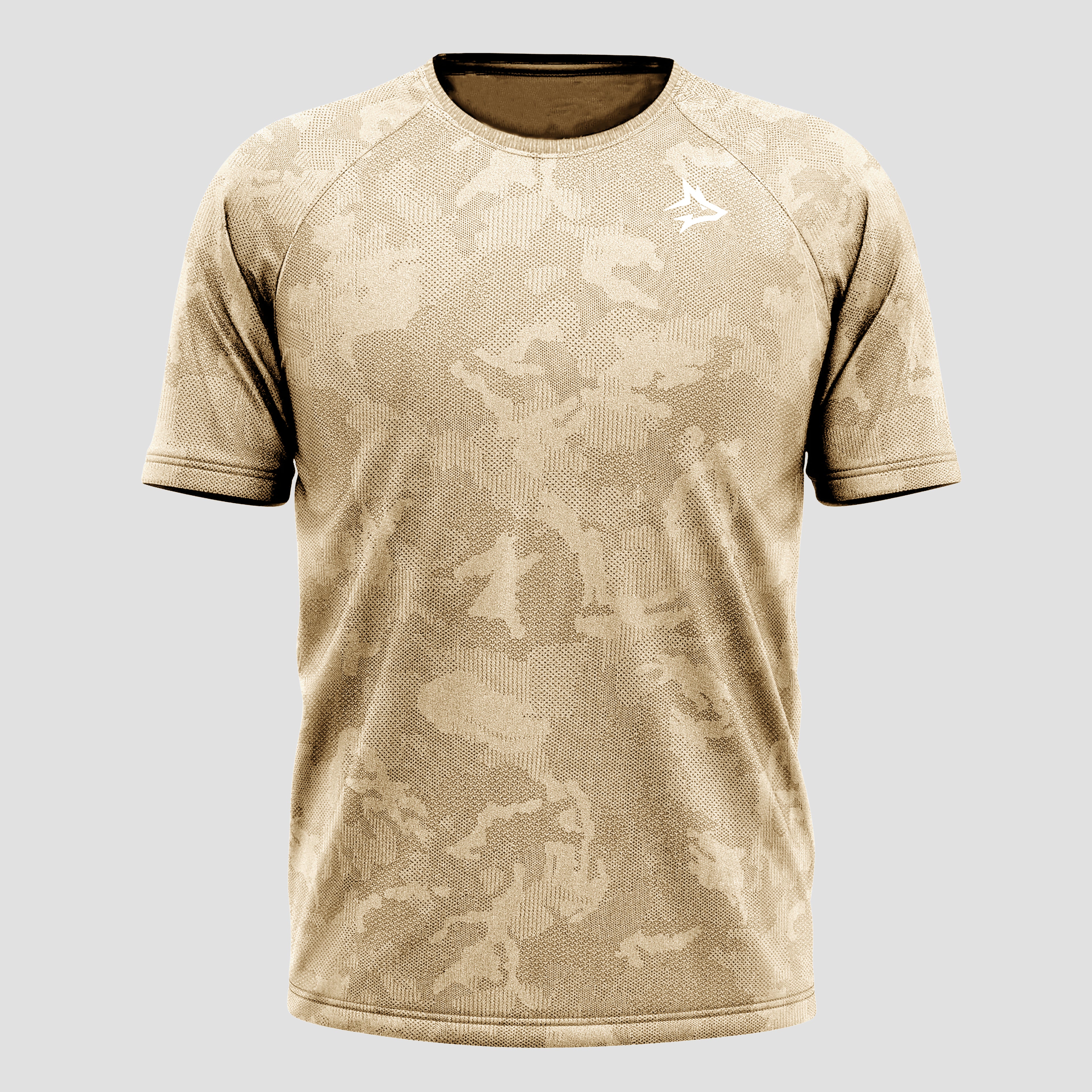 Camiseta Apex Dry New Lupus Caqui - Sem Costura