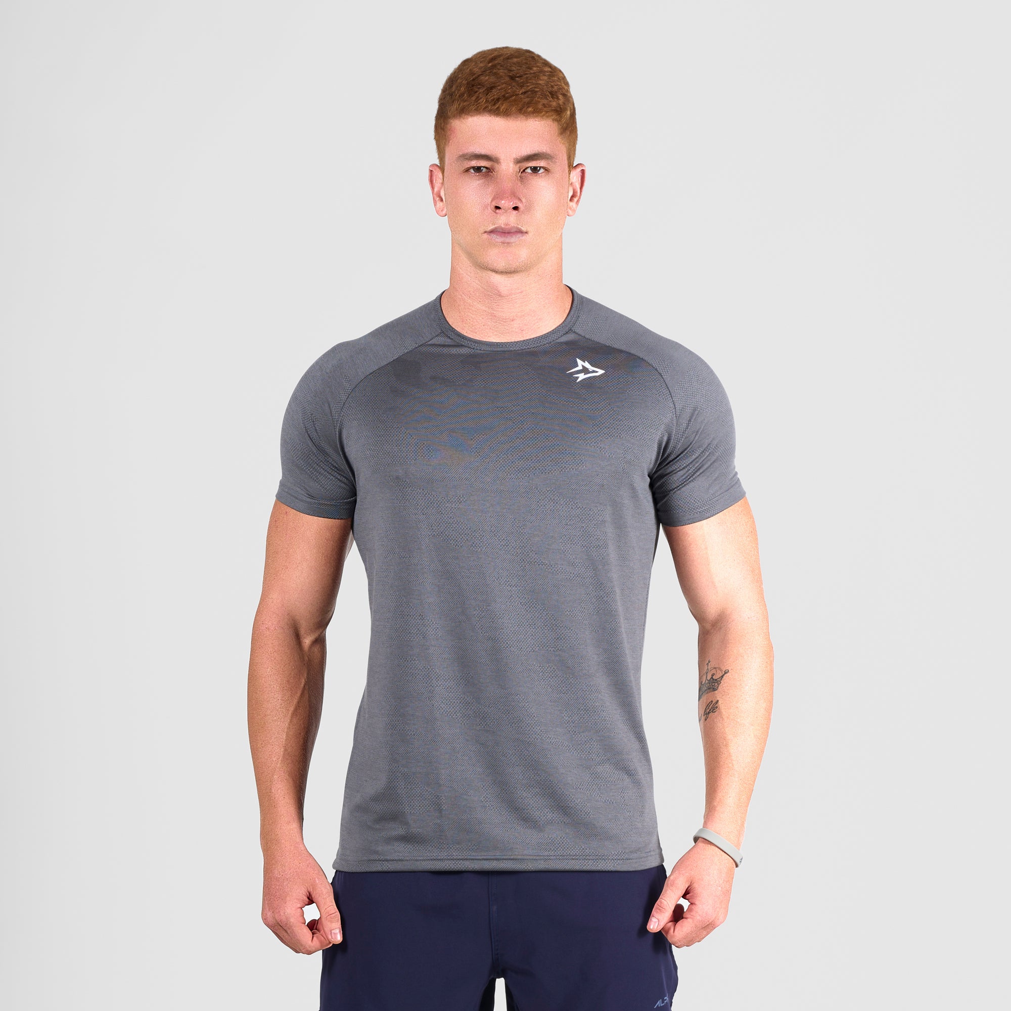 Camiseta Dry Haze Lupus Cinza Grafite