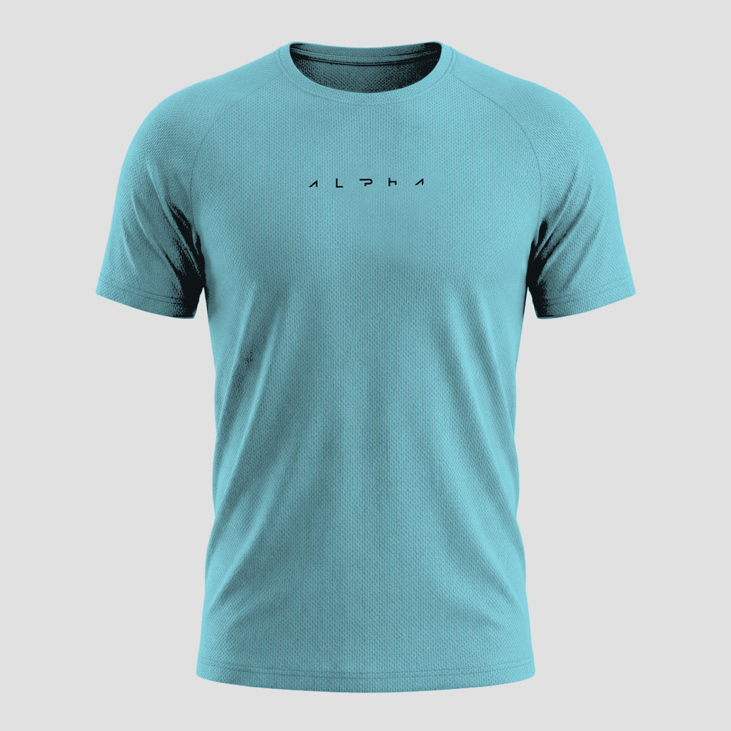 Camiseta Dry Fit Horizon Azul Pavão