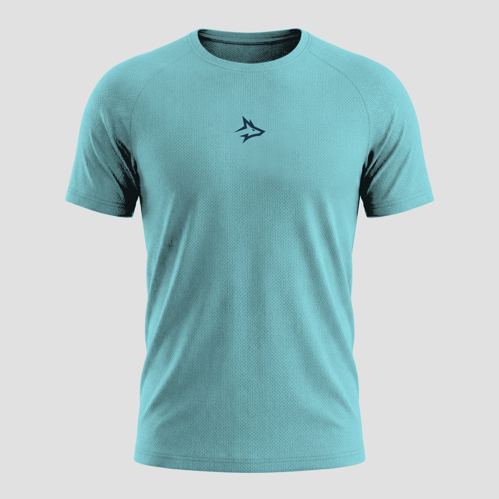 Camiseta Dry Fit Middle Lupus Azul Pavão