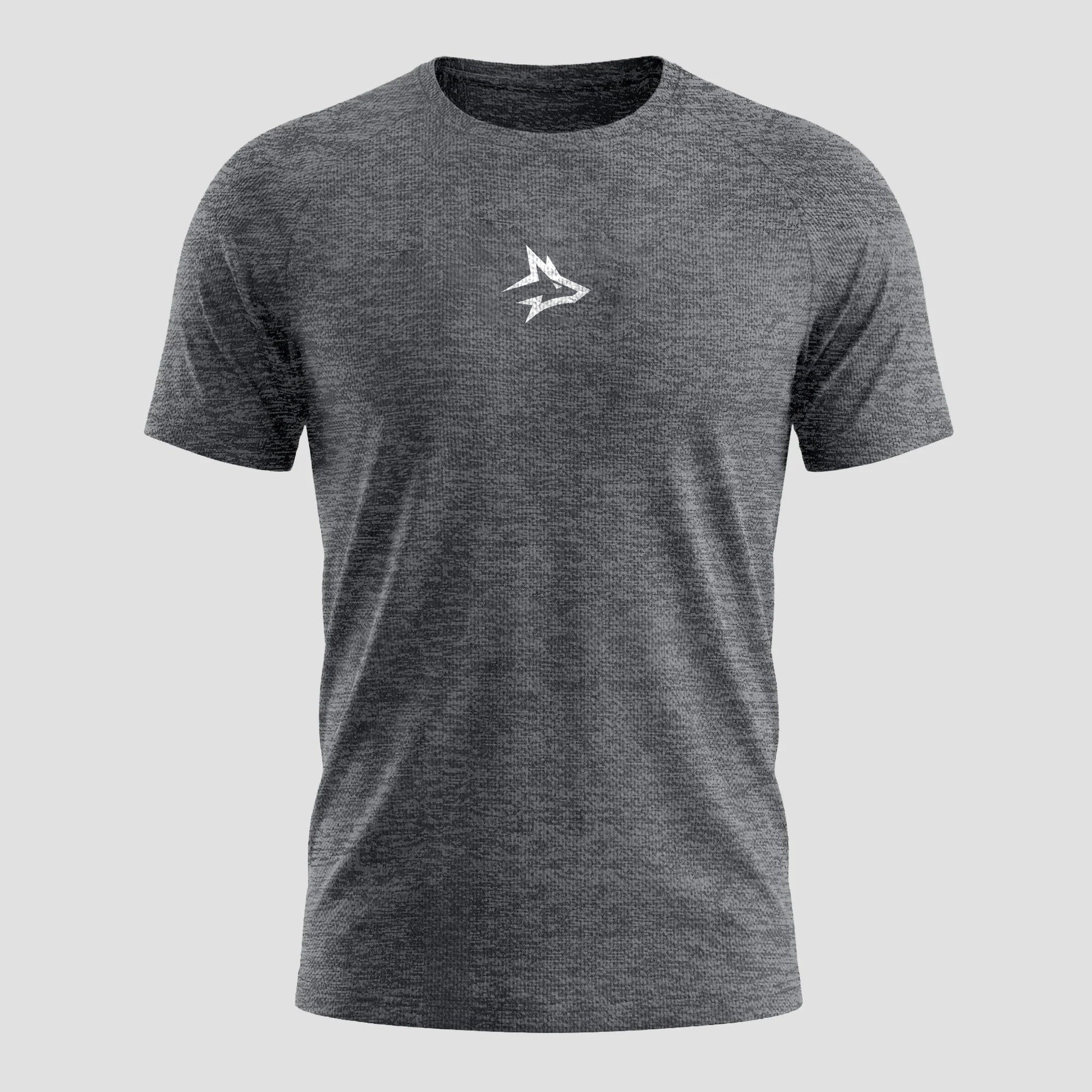 Camiseta Dry Fit Middle Lupus Mescla Cinza