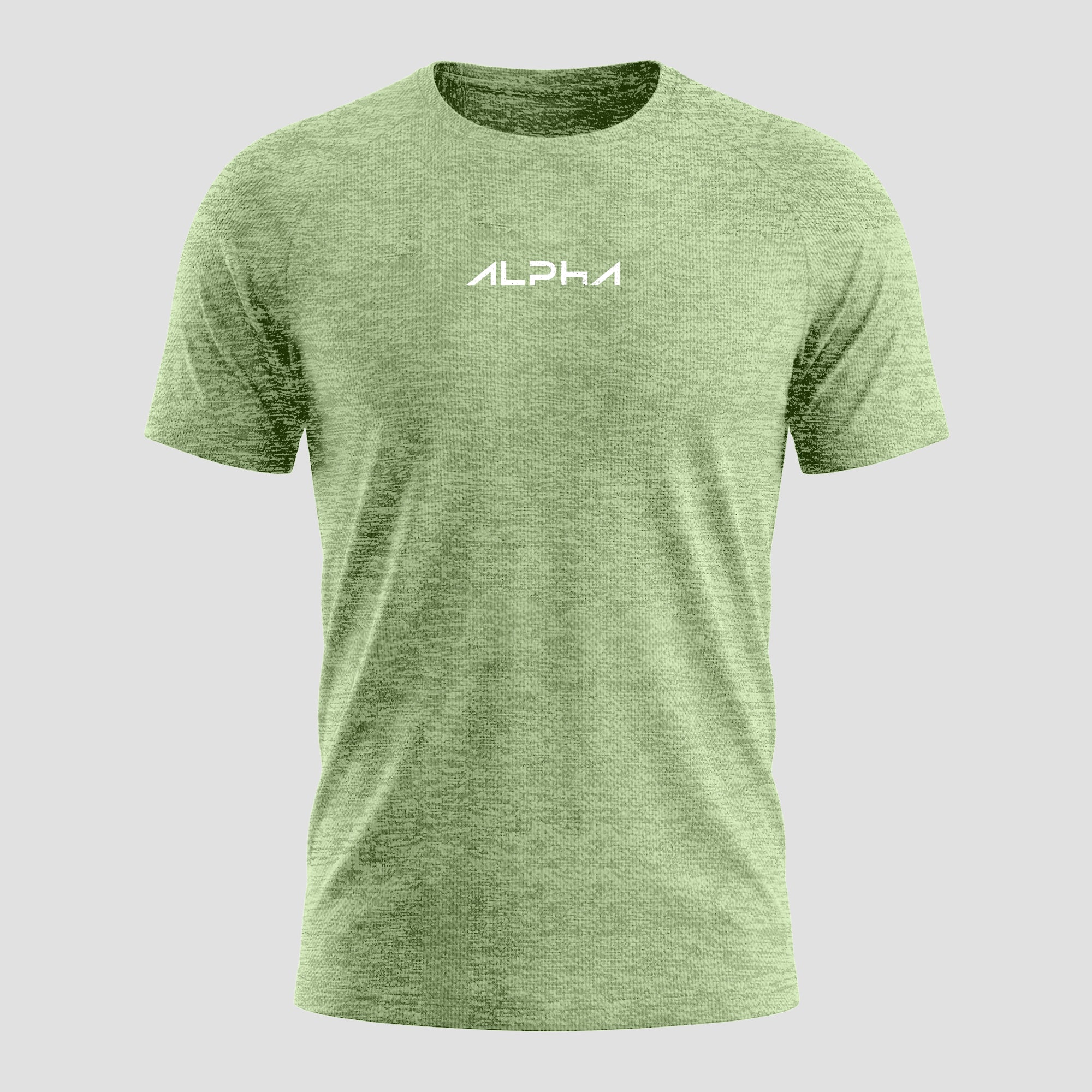 Camiseta Dry Fit New Fluid Mescla Verde Pistache
