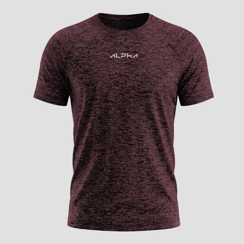 Camiseta Dry Fit  New Fluid Mescla Vinho