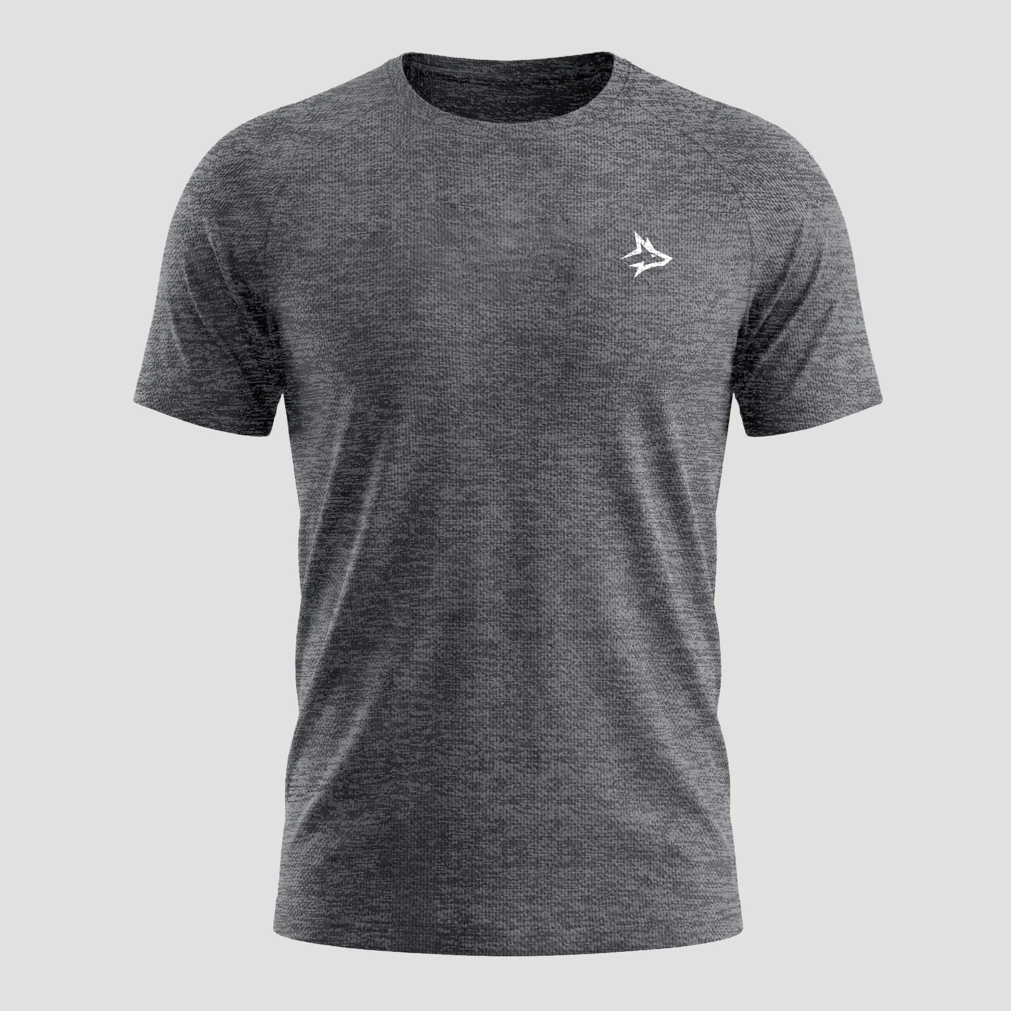 Camiseta Dry Fit New Lupus Mescla Cinza