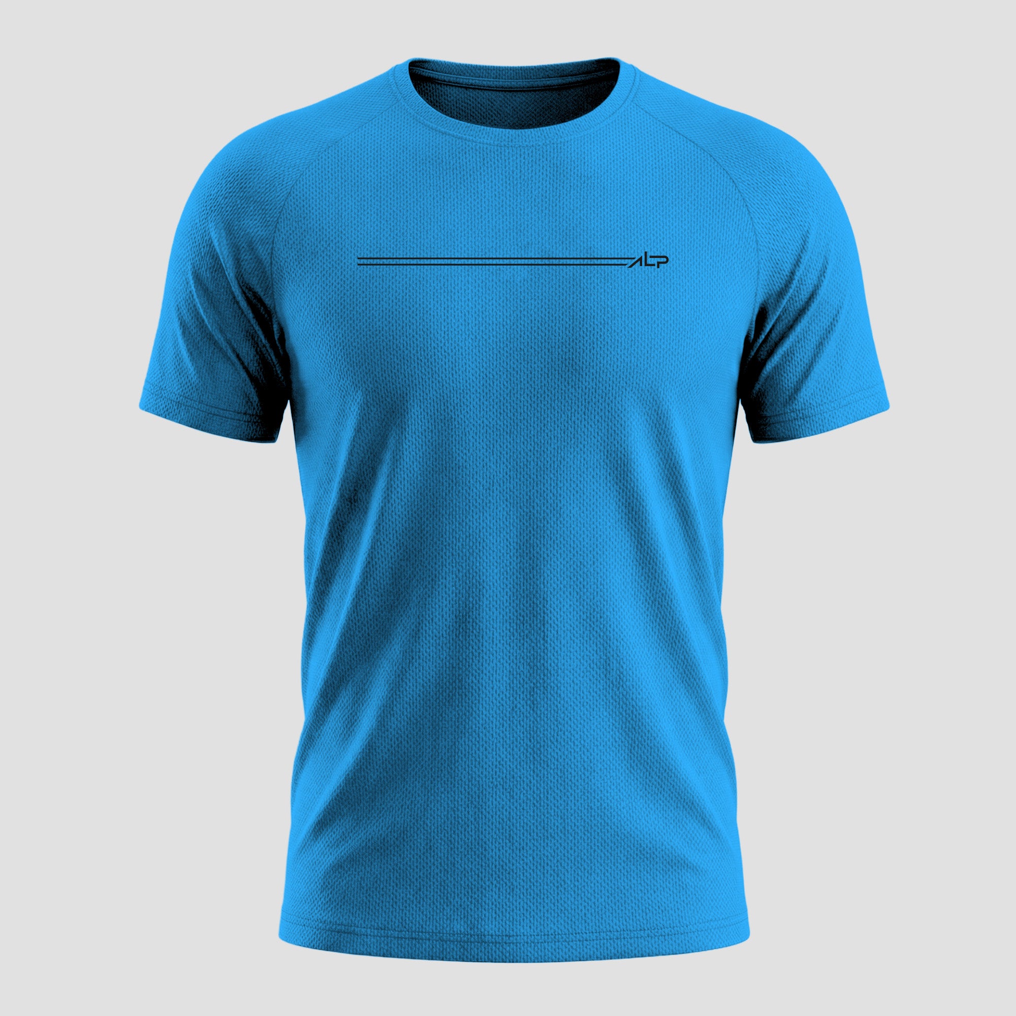 Camiseta Dry Fit Parallel Line Azul Safira