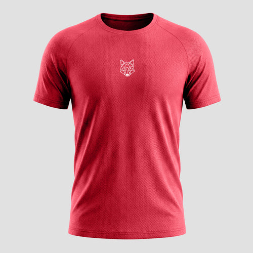 Camiseta Dry Lobo Geometrico Vinho