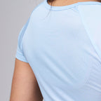 Camiseta Feminina Dry Fit Light Lupus Azul Bebê
