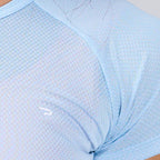 Camiseta Feminina Dry Fit Light Lupus Azul Bebê