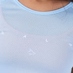 Camiseta Feminina Dry Fit Light Lupus Azul Bebê