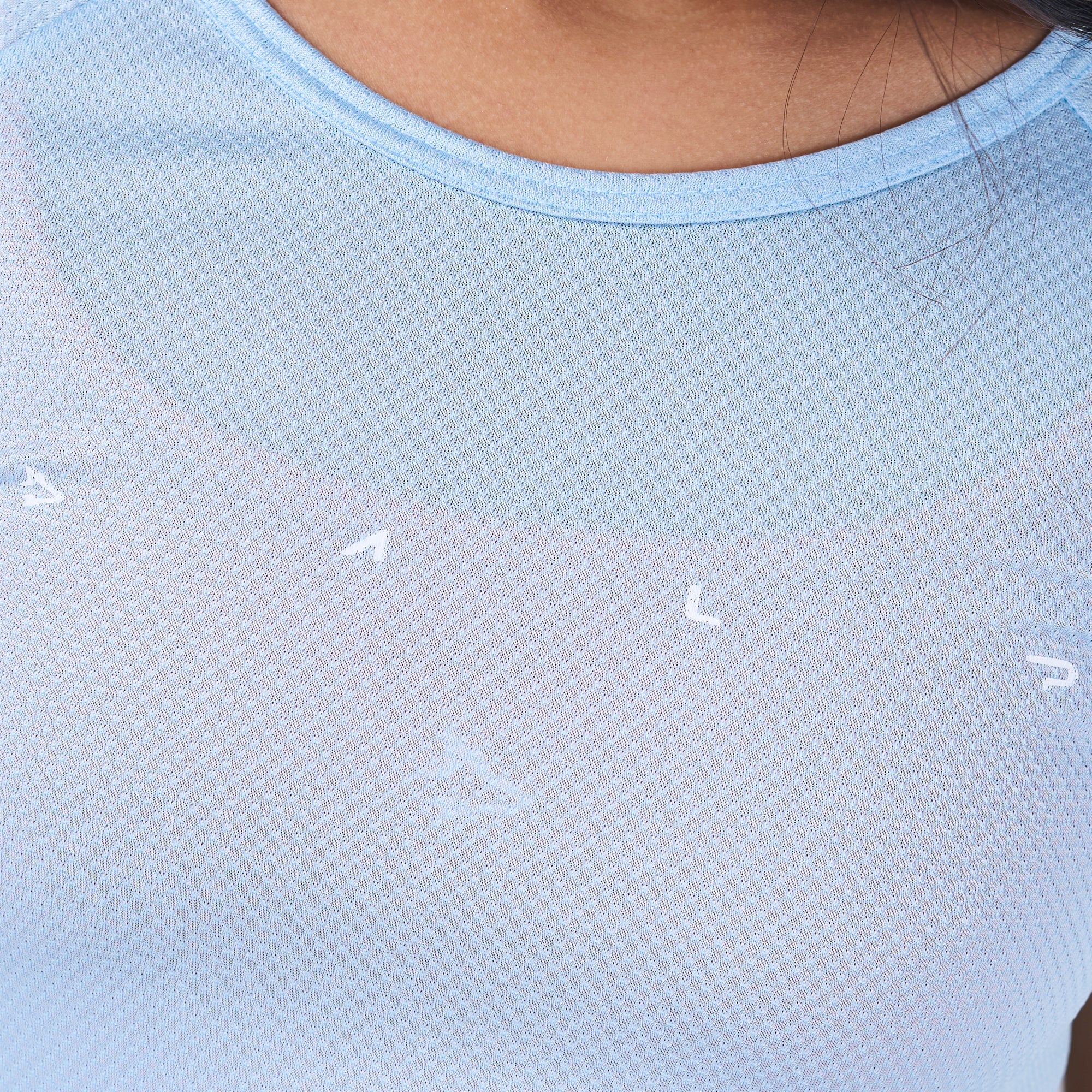Camiseta Feminina Dry Fit Light Lupus Azul Bebê