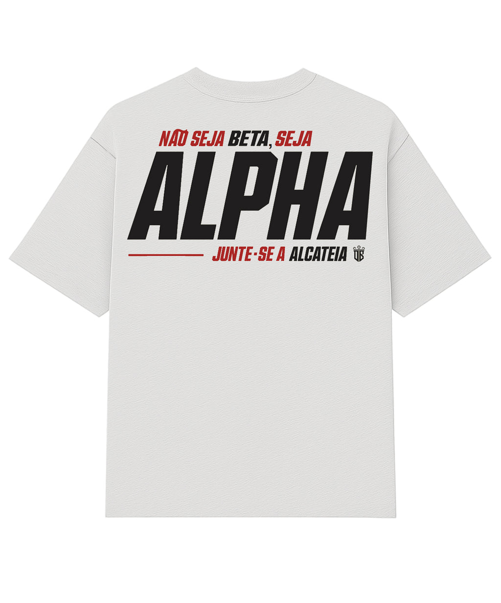 Camiseta Oversized Alfa Off White