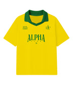 Camiseta Oversized Alpha Club Amarelo Clássico