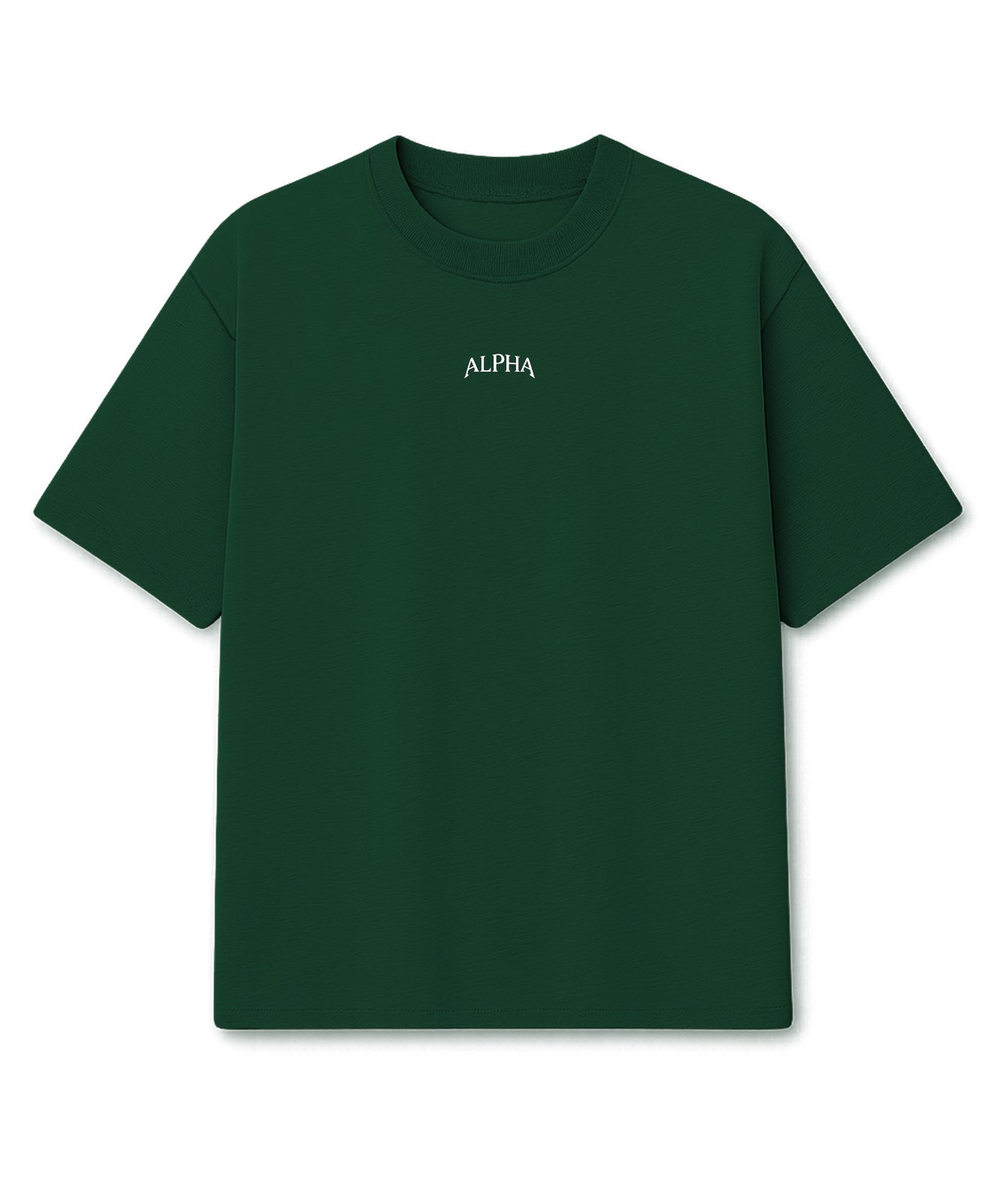 Camiseta Oversized Alpha Pack Verde Floresta