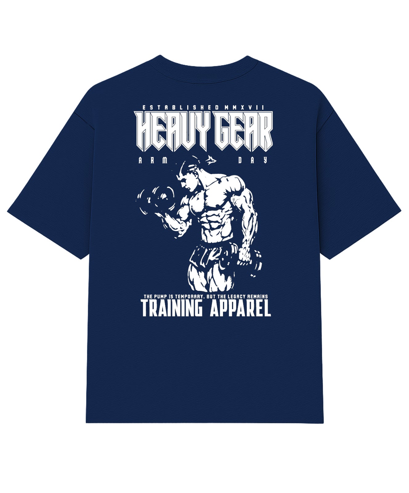 Camiseta Oversized Brutal Azul Marinho