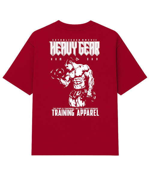 Camiseta Oversized Brutal Carmim