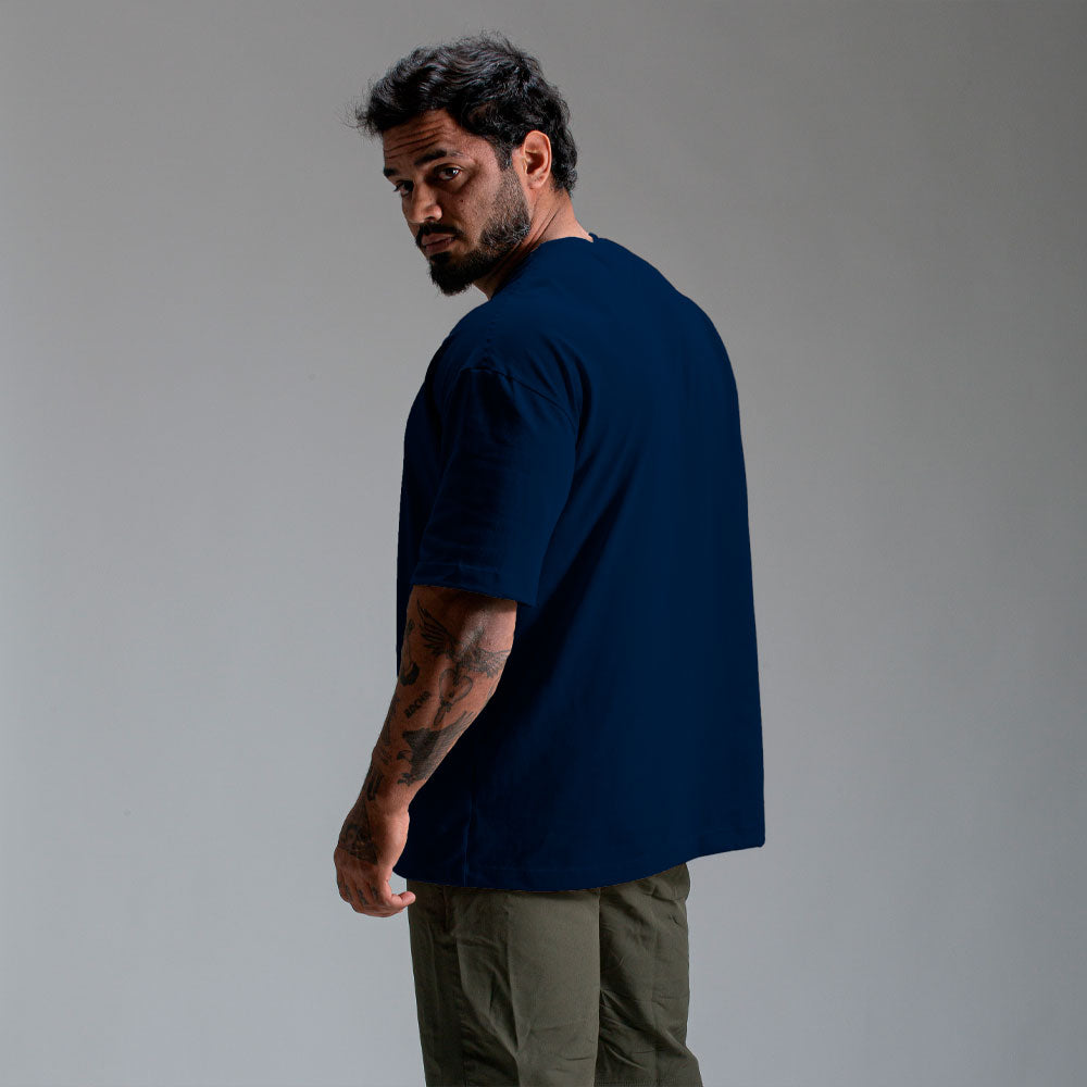 Camiseta Oversized Classic Azul Marinho