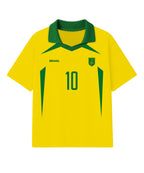 Camiseta Oversized Conquista Amarelo Clássico