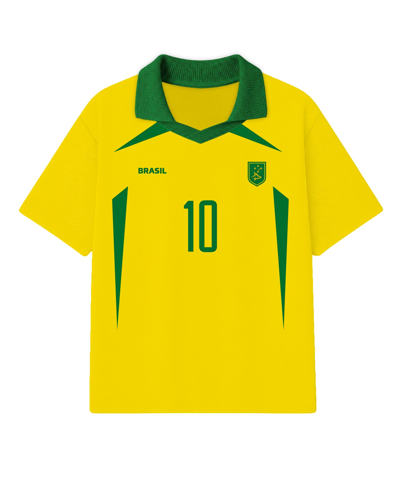Camiseta Oversized Conquista Amarelo Clássico