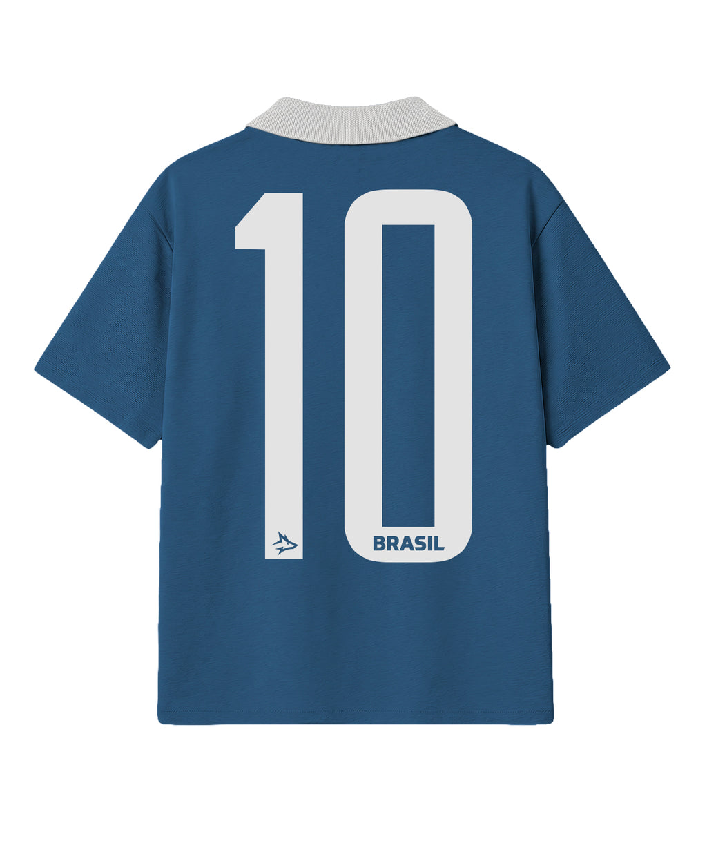 Camiseta Oversized Conquista Azul Vintage