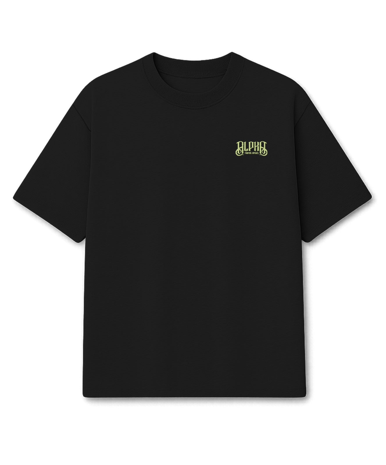 Camiseta Oversized Crown Preto