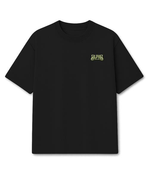 Camiseta Oversized Crown Preto