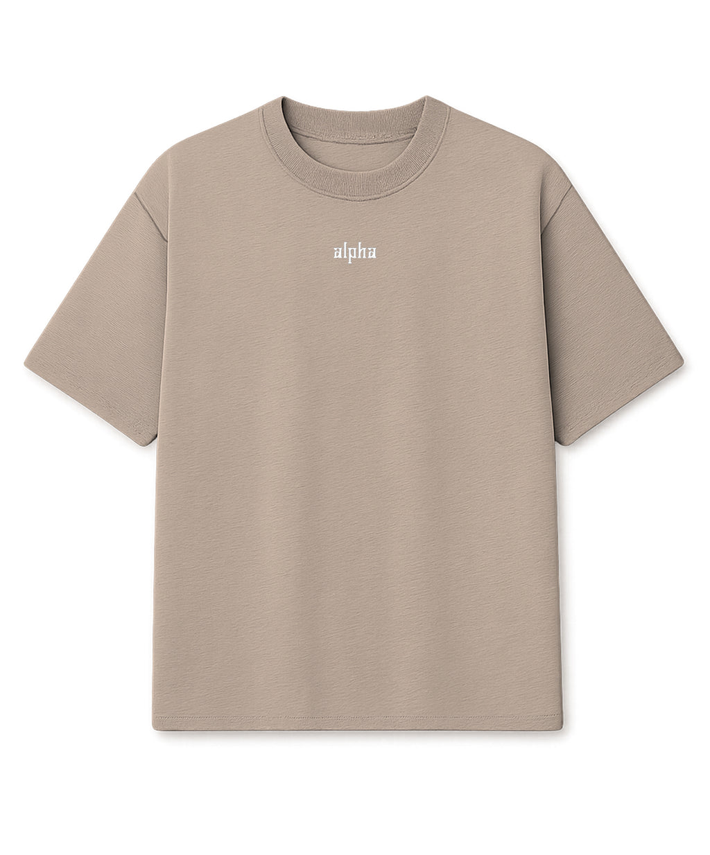 Camiseta Oversized Empire Bege Duna
