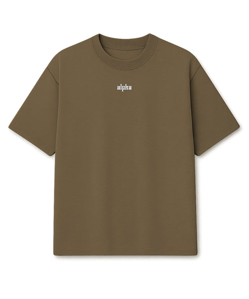 Camiseta Oversized Empire Caramelo