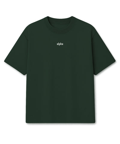 Camiseta Oversized Empire Verde Musgo