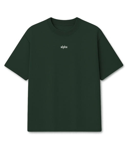 Camiseta Oversized Empire Verde Musgo