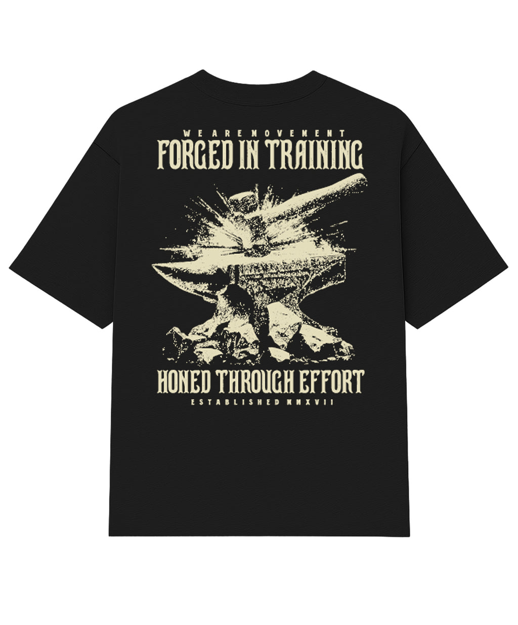 Camiseta Oversized Forged Preto