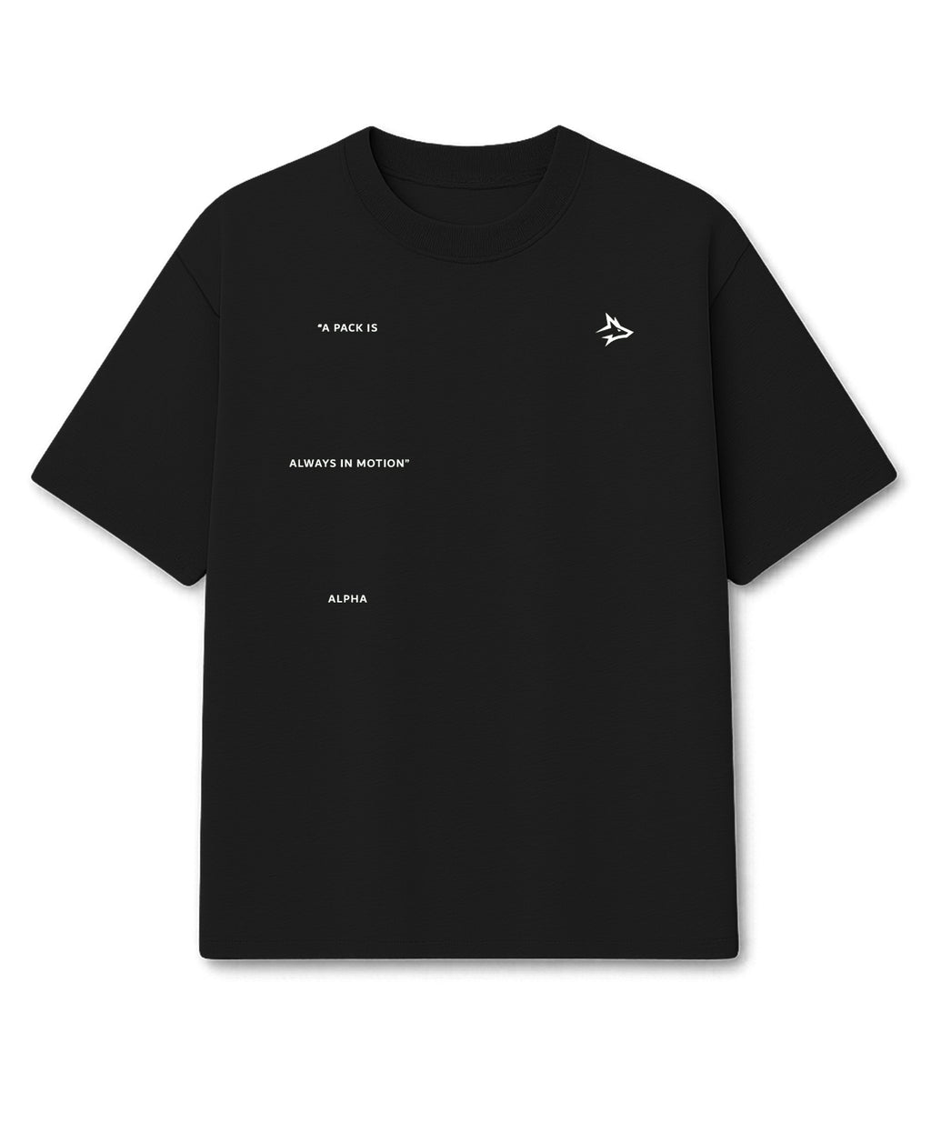 Camiseta Oversized In Motion Preto