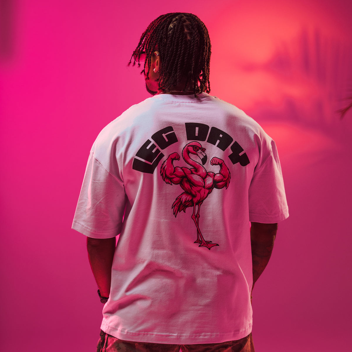 Camiseta Oversized Leg Lover Branco