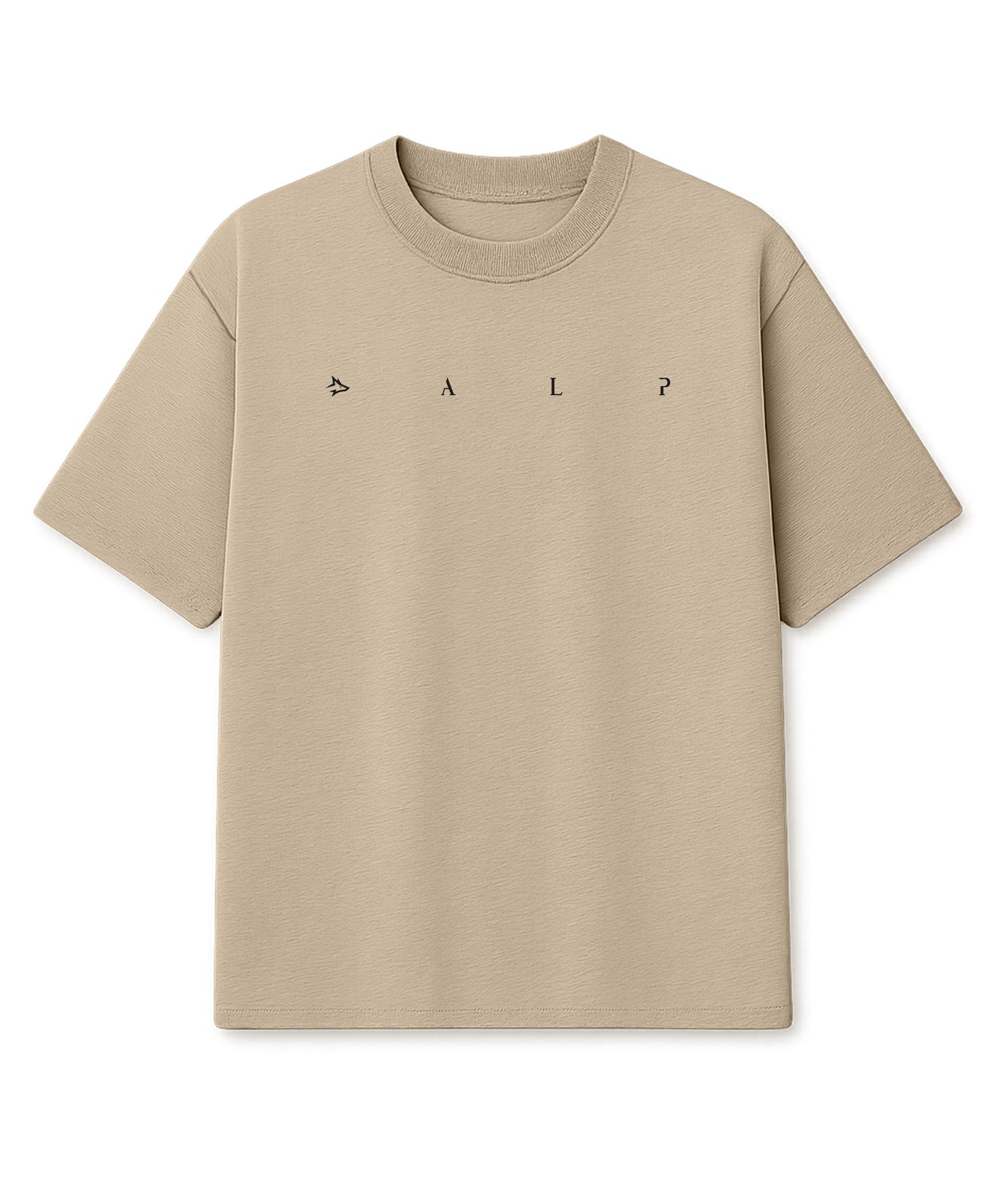 Camiseta Oversized Light Lupus Bege Duna