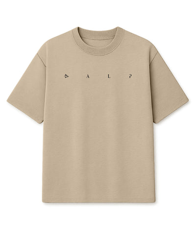 Camiseta Oversized Light Lupus Bege Duna