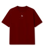 Camiseta Oversized Lupus Carmim
