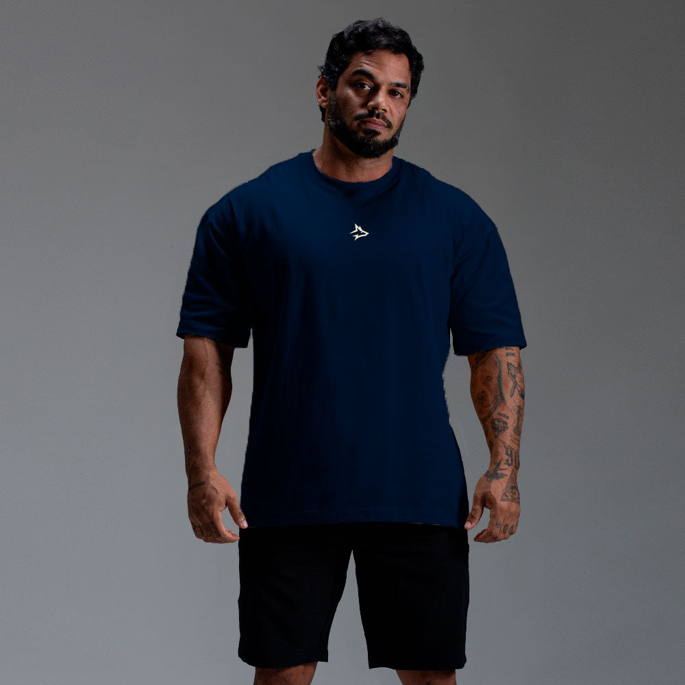 Camiseta Oversized Lupus Pack Azul Marinho