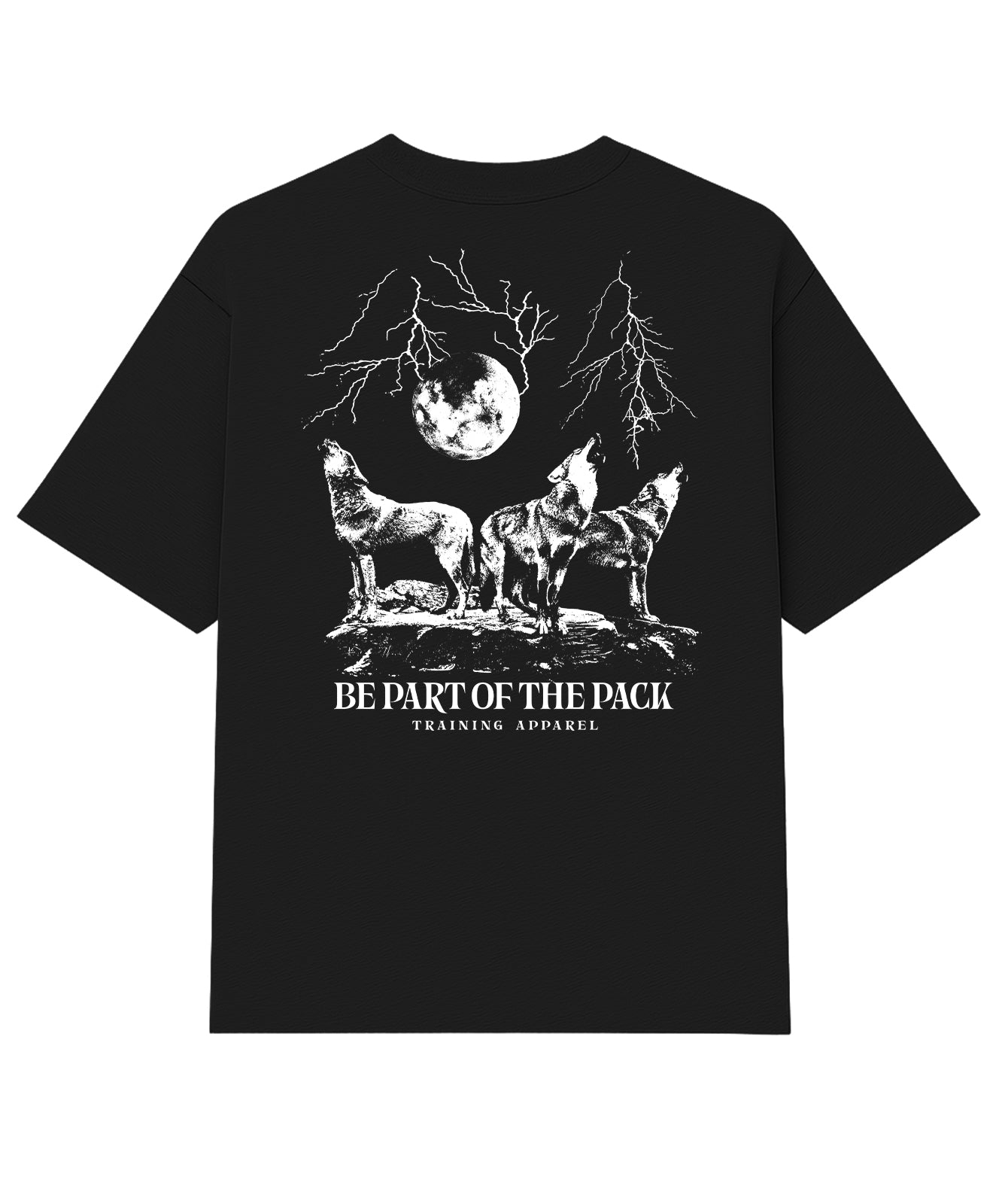 Camiseta Oversized Lupus Pack Preto