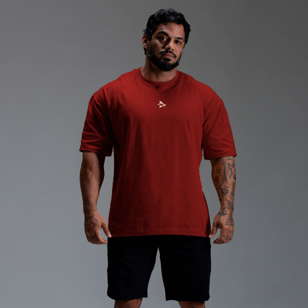 Camiseta Oversized Lupus Pack Vermelho