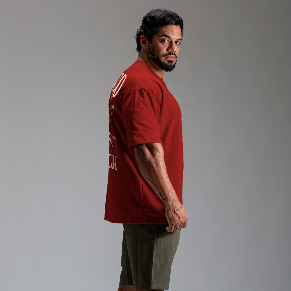 Camiseta Oversized Lupus Pack Vermelho