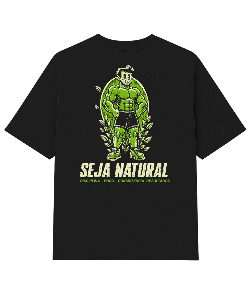 Camiseta Oversized Nature Preto