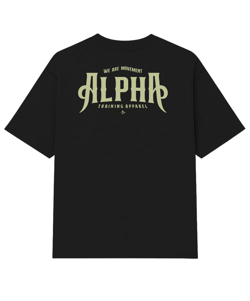 Camiseta Oversized Pillars Preto