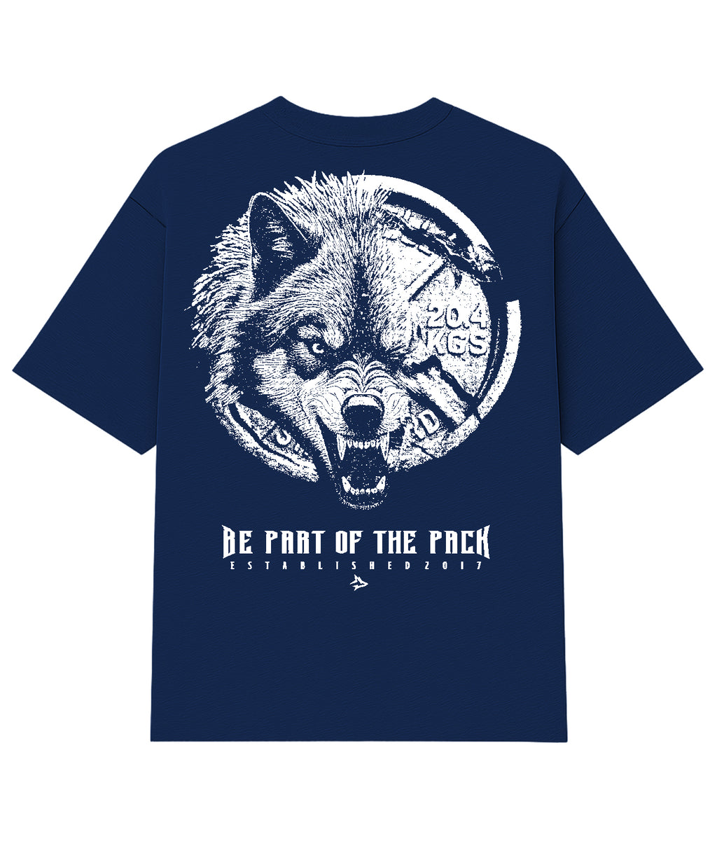 Camiseta Oversized Plate Azul Marinho