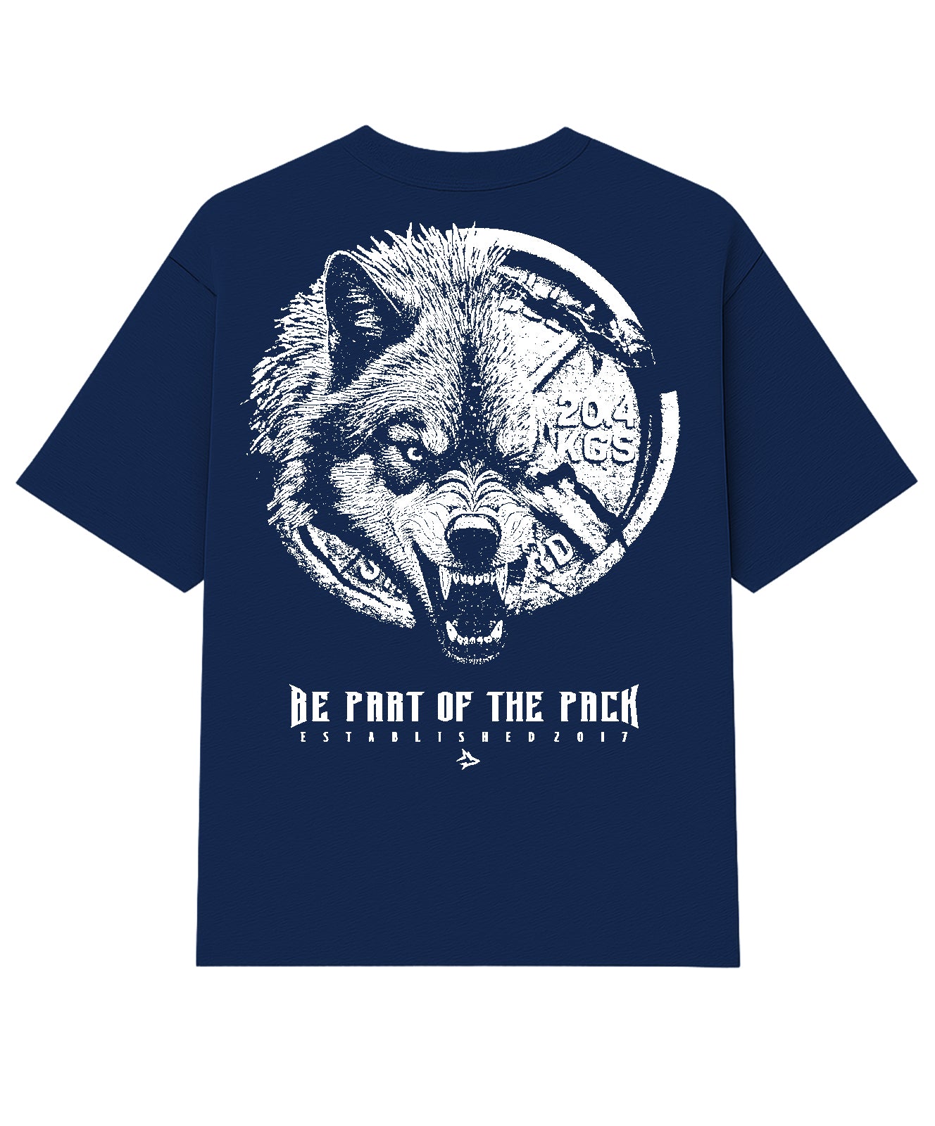 Camiseta Oversized Plate Azul Marinho