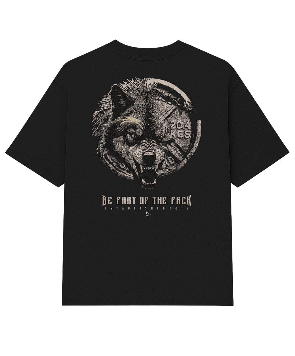 Camiseta Oversized Plate Preto