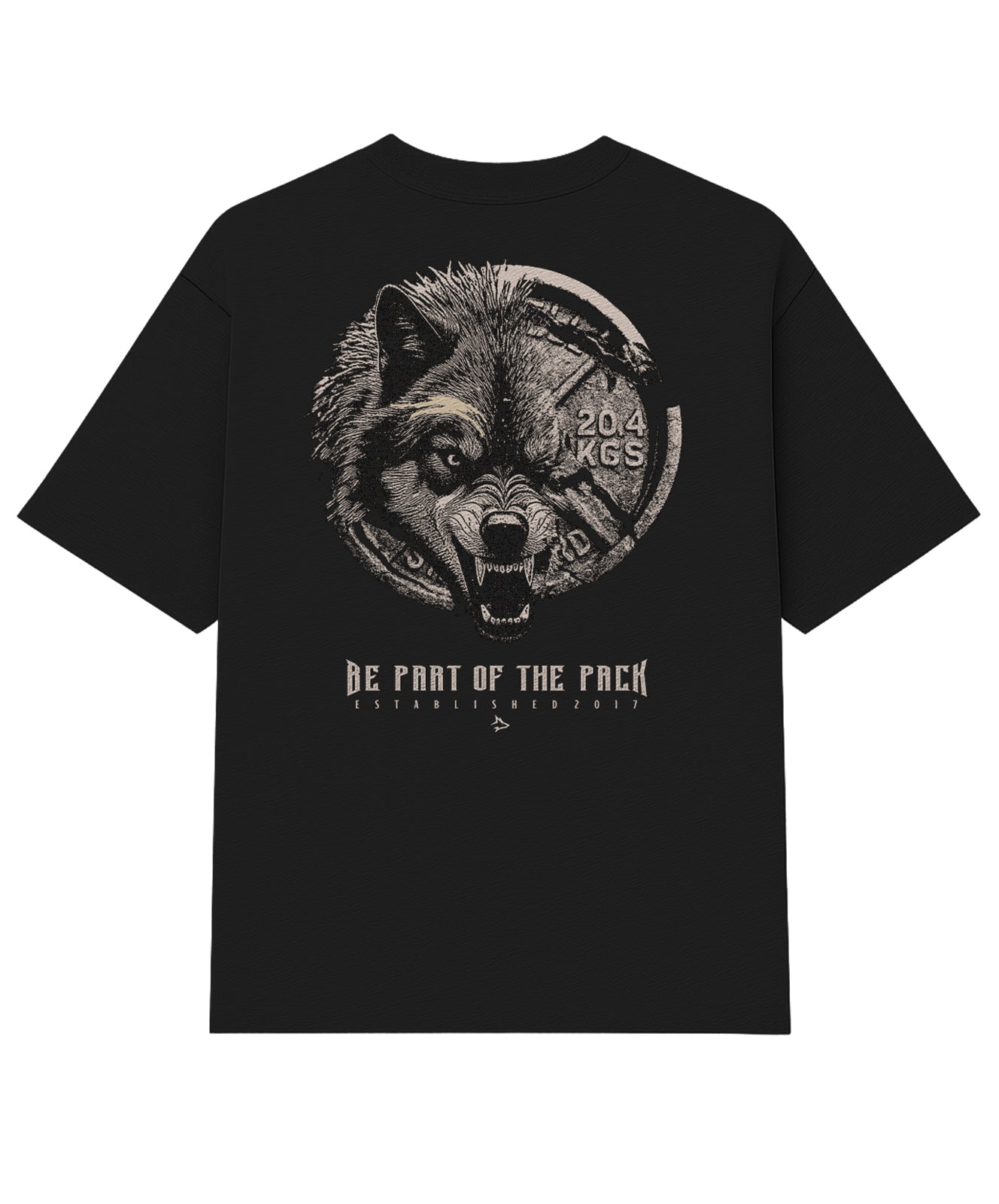 Camiseta Oversized Plate Preto