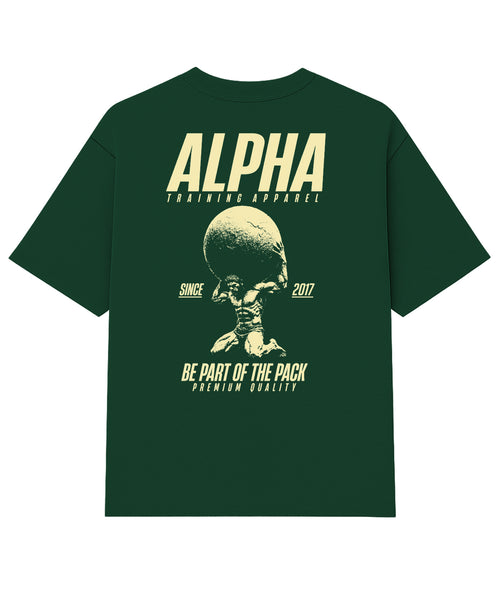 Camiseta Oversized Power Verde Floresta